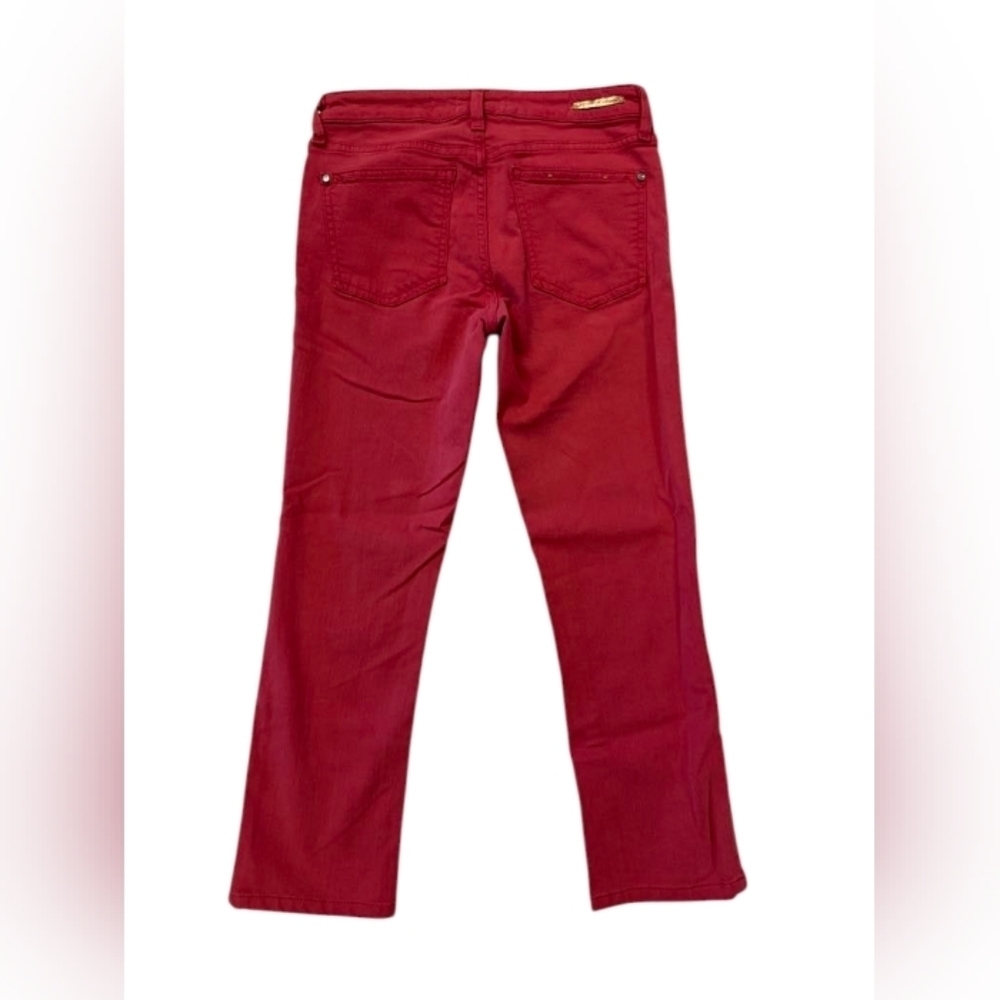 Pilcro and the letterpress Anthropologie Coral Skinny Jean Size 26 EUC - Picture 6 of 11